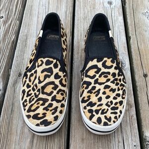 Keds Kate Spade Animal Print Slip-On Sneakers